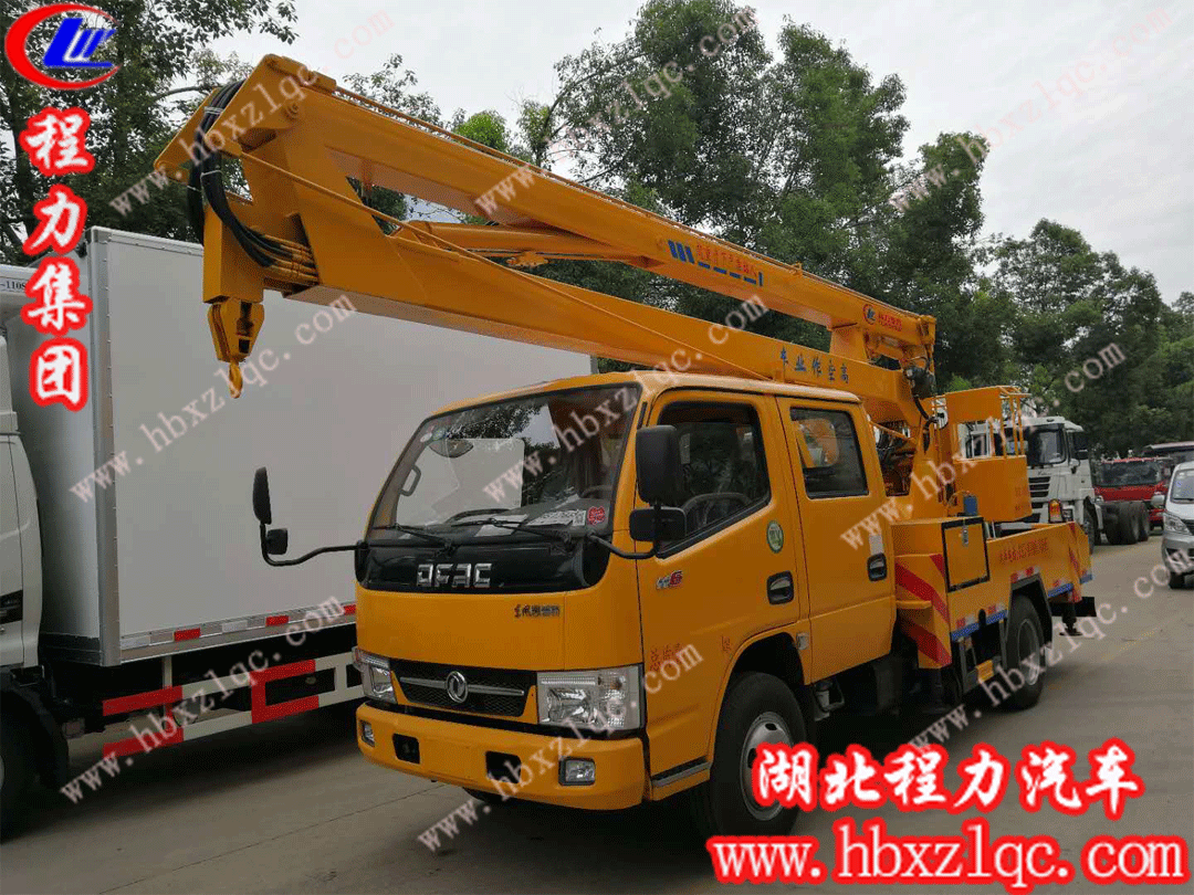 高溫下高空作業(yè)，湖北程力東風小多利卡高空作業(yè)車是首選