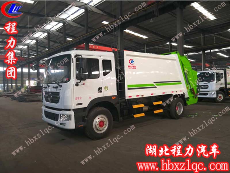 垃圾分好類，造福全人類--湖北程力專用汽車(chē)有限公司東風(fēng)D9壓縮式垃圾車(chē)