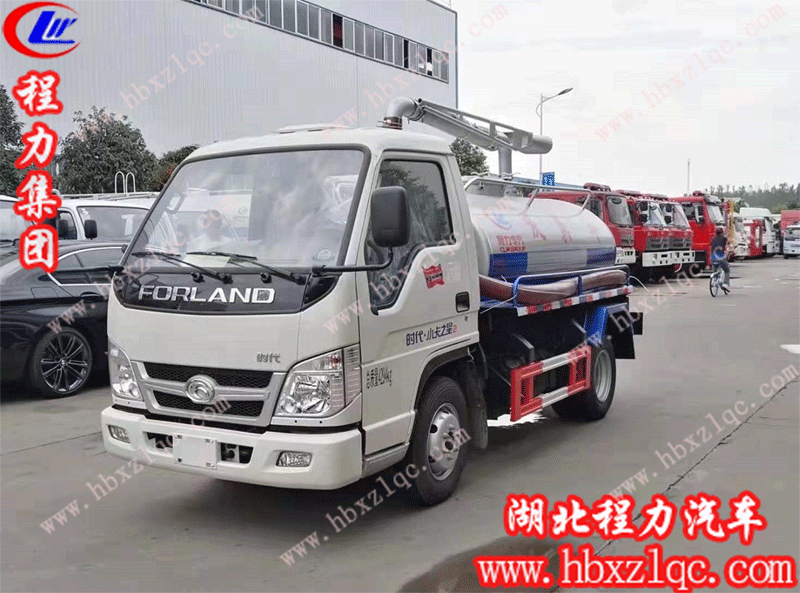 程力專用汽車股份有限公司福田小卡吸污車，零污染，吸污能力強